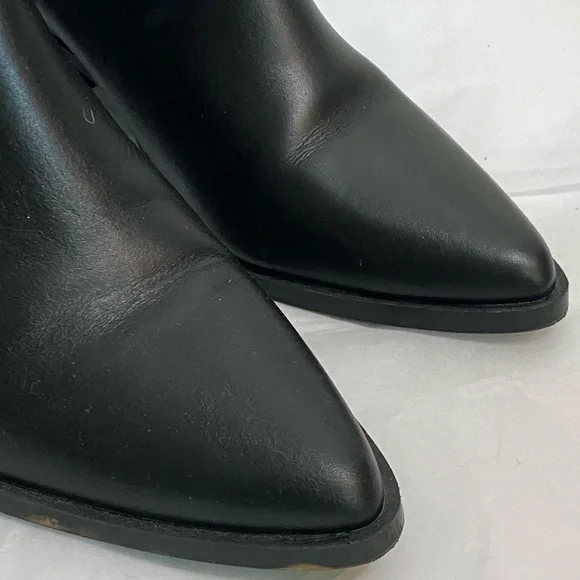 💛Women's Elegant Dolce Vita Classic Pointed Toe Stacked Heel Ankle Booties - Picture 3 of 7